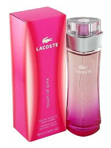 Medarbejder bønner Samuel Lacoste Touch of Pink for her EDT 90ml 737052191324 | eBay