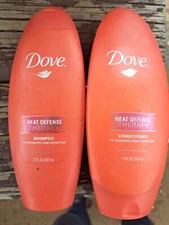 Dove Heat Defense Shampoo & Conditioner with Protecting Serum heat Styled Hair