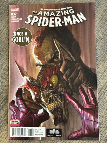 The AMAZING SPIDER-MAN #32 Dan Slott Greg Smallwood - Once A Goblin... NM/MINT