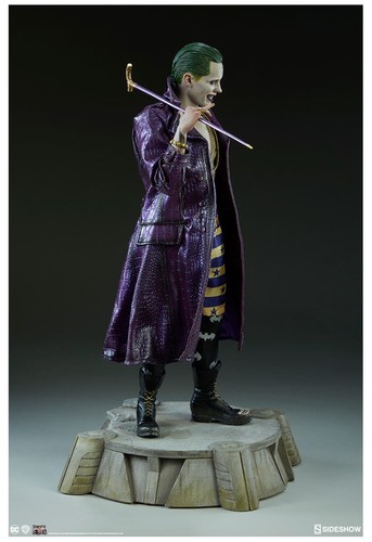 DC COMICS - Suicide Squad - The Joker Premium Format Figure 1/4 Statue Sideshow - Foto 10 di 12