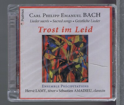 C.P.E BACH (DSD SEALED) TROST IM LEID SACRED SONGS HERVE LAMY (Tenor)