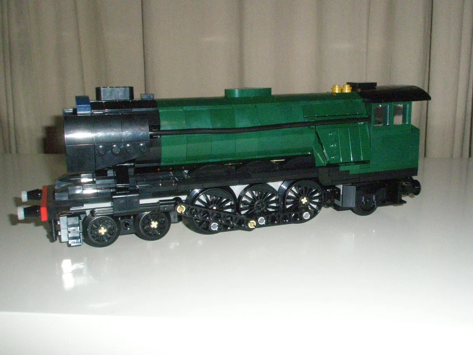 Lego Train - Custom Flying Scotsman dark green - New - steam emerald 10194 21344 — 第 4/4 张图片