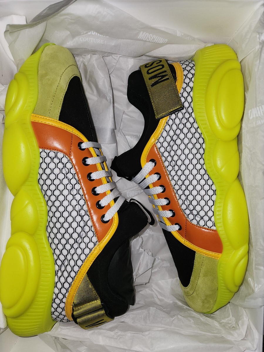 moschino yellow shoes