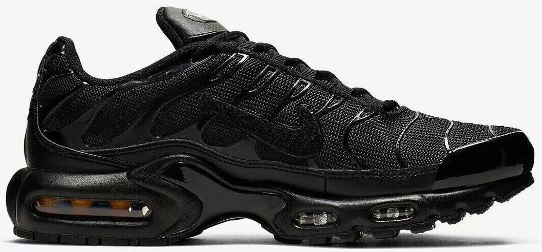 Size 12 Nike Air Max Plus Removable Swoosh Black Gold for sale