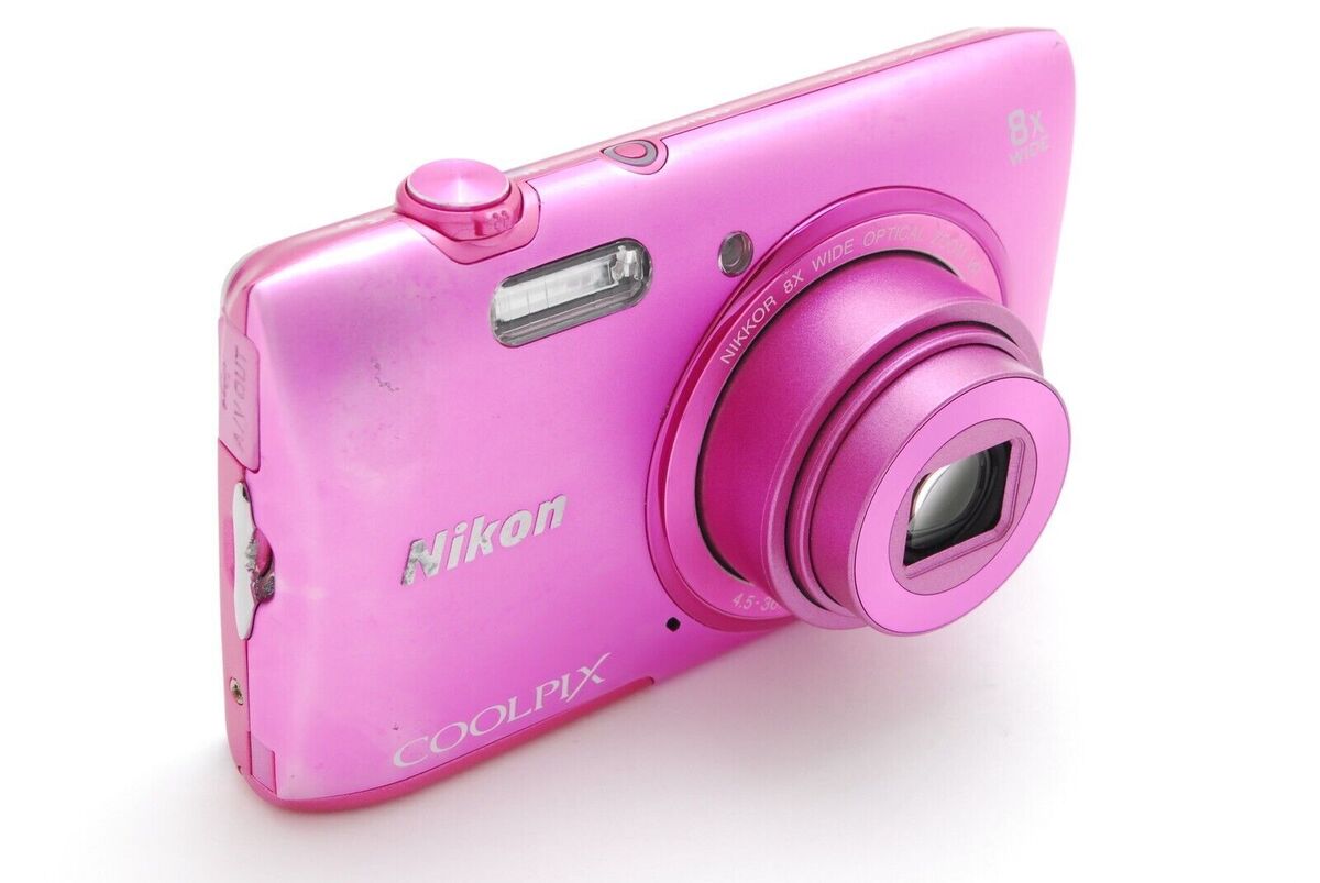 Nikon Coolpix S3600 Pink 8x Optical Zoom 20.1MP Digital Camera | eBay