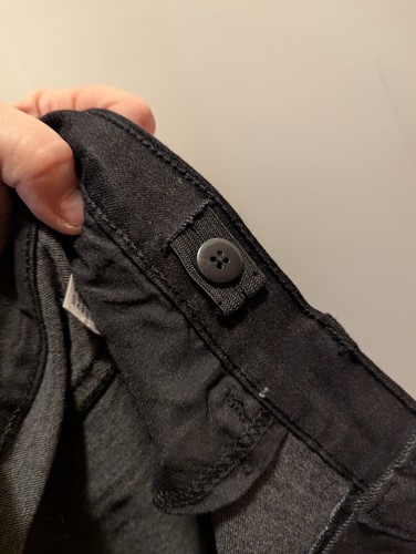 Cat & Jack Boys 16 Husky Skinny Black Denim Adjustable Waist Pants NWT - Picture 9 of 10