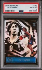 Graded 2020 Panini Illusions Tyrese Maxey #162 Rookie RC Basketball Card PSA 10
