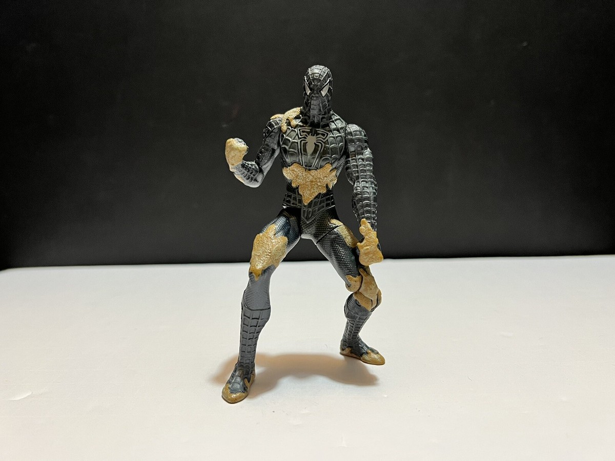 2007 Marvel Spider-Man 3 Movie Sand Damaged Black Suit