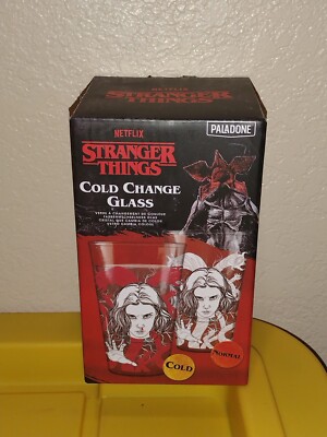 STRANGER THINGS COLD CHANGE GLASS STRANGER THINGS GLAS NEW.