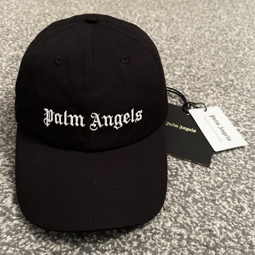 ⭐️ Palm Angels Logo Hat In Black ⭐️ 100% AUTHENTIC ⭐️ BRAND NEW WITH TAGS ⭐️ - Picture 2 of 4