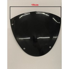 Cupolino Plexiglas Vetrino Anteriore Mini Moto GP 50cc 4,5cv Colore Nero