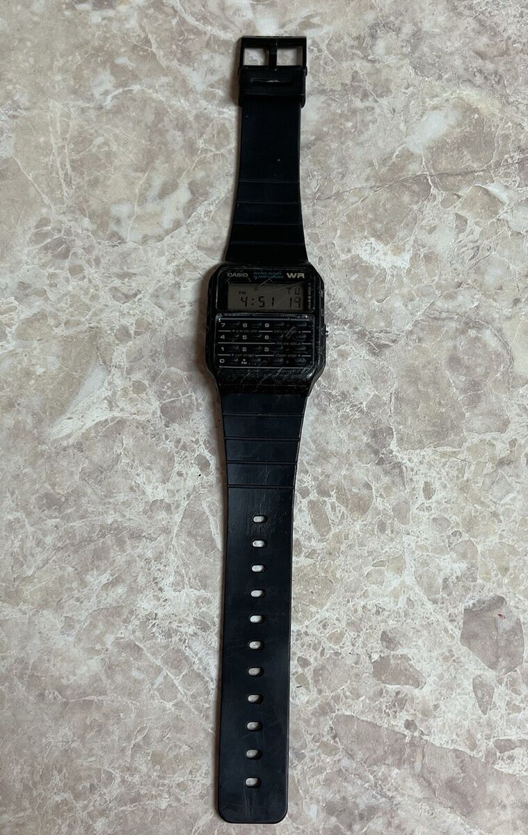 Casio Vintage Calculator Men's Watch Model CA-53W | eBay Casio Vintage Calculator Men's Watch Model CA-53W | eBay