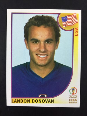 Landon Donovan Rookie RC Sticker Panini World Cup 2002 #291 USA / Korea Japan