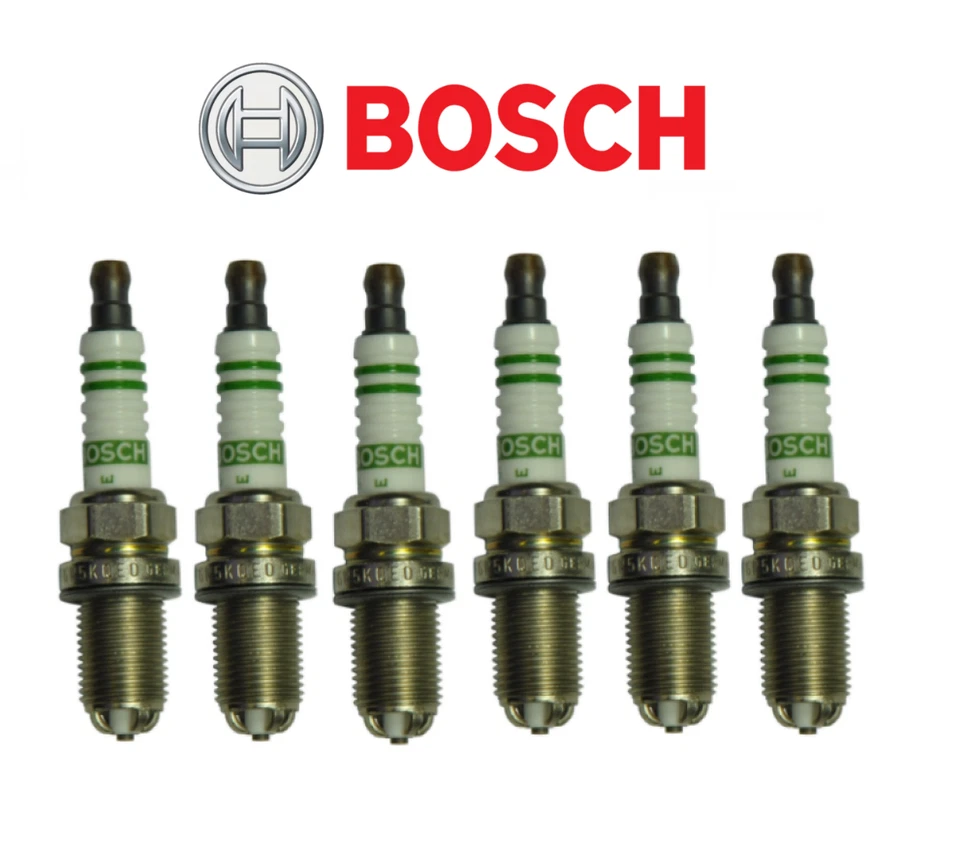 Bujía (6 piezas) Bosch OEM para Porsche 911 Boxster Cayman 2002-2008 Foto 2 de 2