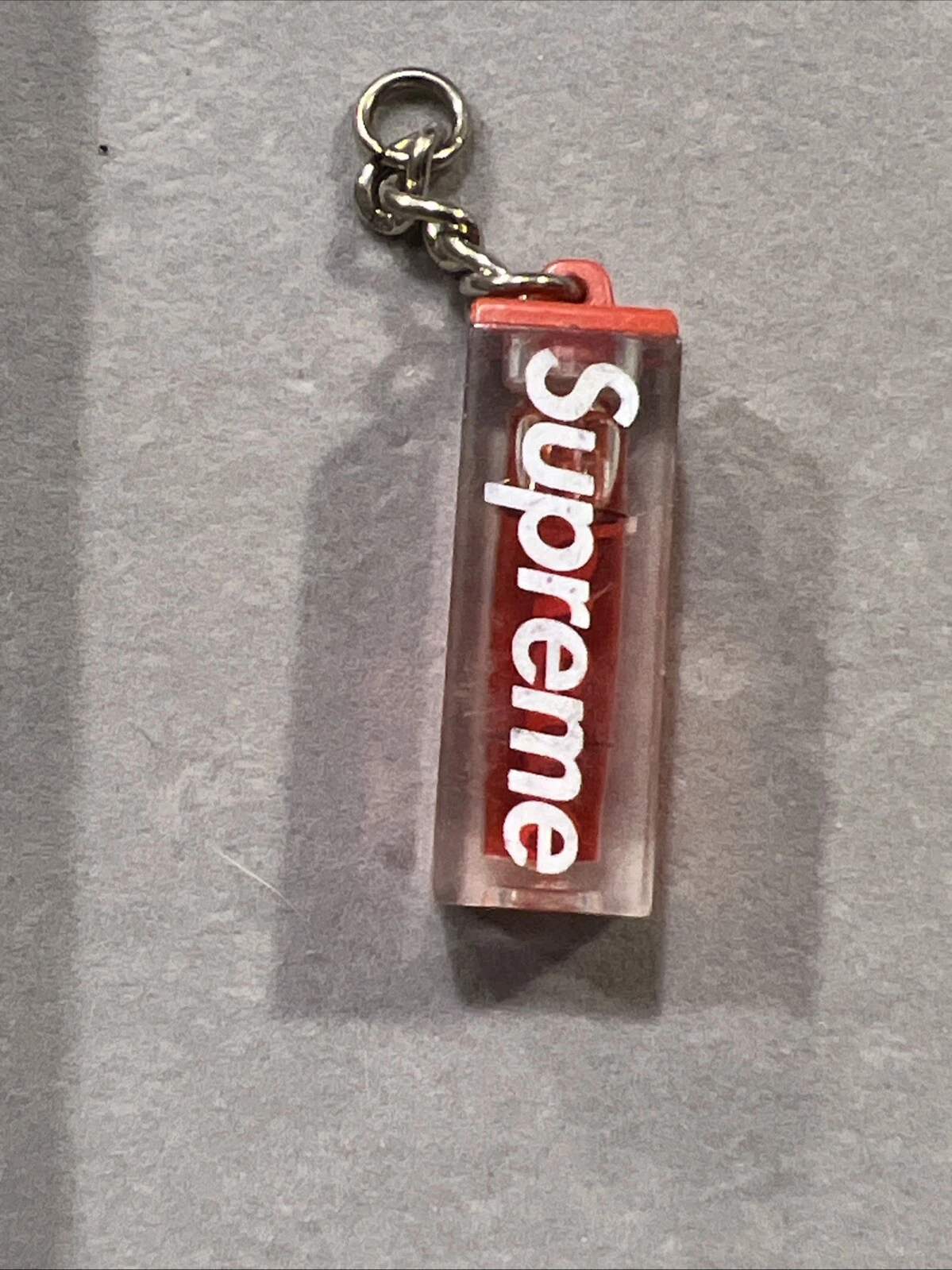 Porte clés Supreme Niveau Taille Unique Rouge Bogo Logo Créateur Collection 2119