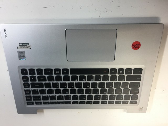 For Lenovo Ideapad U430 U430T Silver Palmrest Upper Case US Keyboard Backlight
