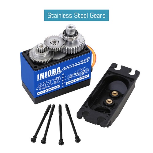 INJORA INJS020HV High Voltage Waterproof 20KG Digital Servo fr 1/10 ARRMA KRATON - Picture 5 of 10