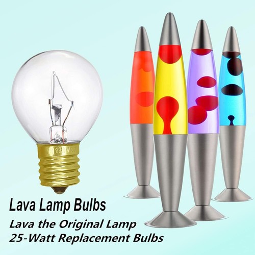 25 Watt 120 Volt E17 Base Lava Lamp Replacement Bulb for 14.5-Inch 2700K White - Picture 8 of 11