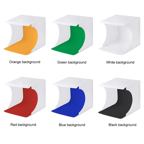 24" LED Photo Studio Light Box Portable Folding Photography Shooting Tent Kit - Bild 77 von 84