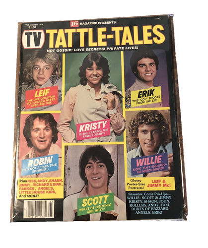 16 Magazine Presents Tattle Tales Fall Winter 1979 Robin Williams Shaun Cassidy