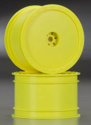 NEW DE Racing DER-BB-ARY Borrego Buggy Wheels ASC B4 Rear Yellow (2)