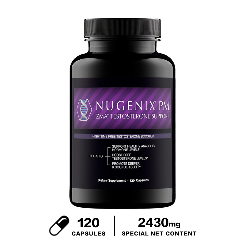 Nugenix PM ZMA Tribulus, Melatonin Testosterone Booster and Sleep Support eBay