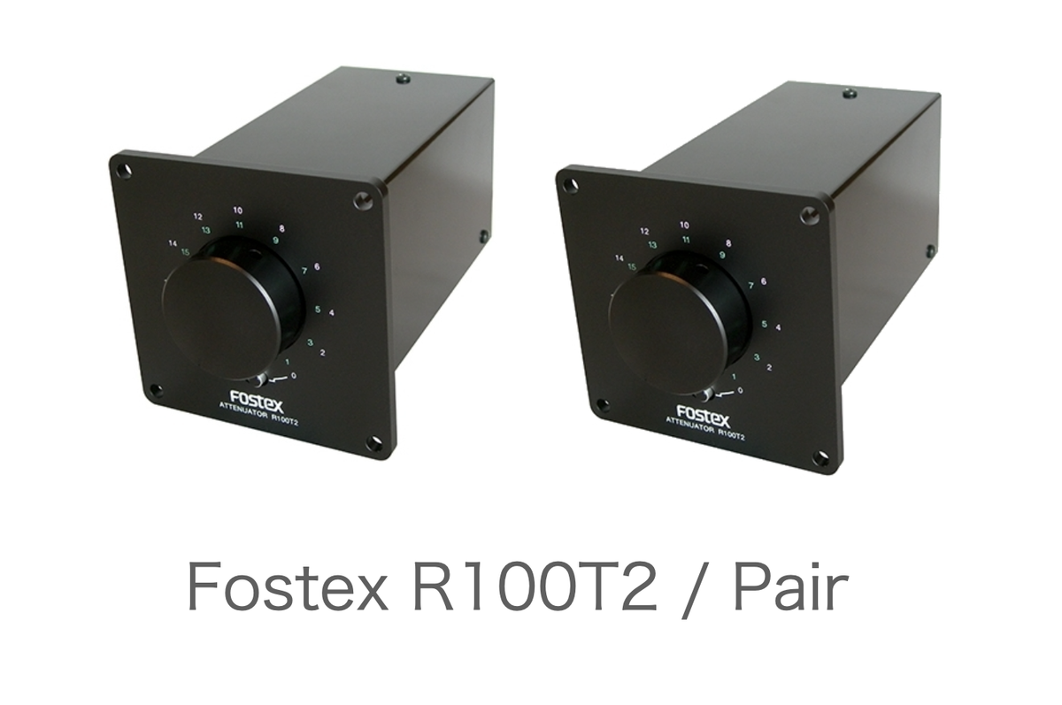 FOSTEX R100T2 Pair Transformer type Attenuator 0~21dB(12db) 100W  