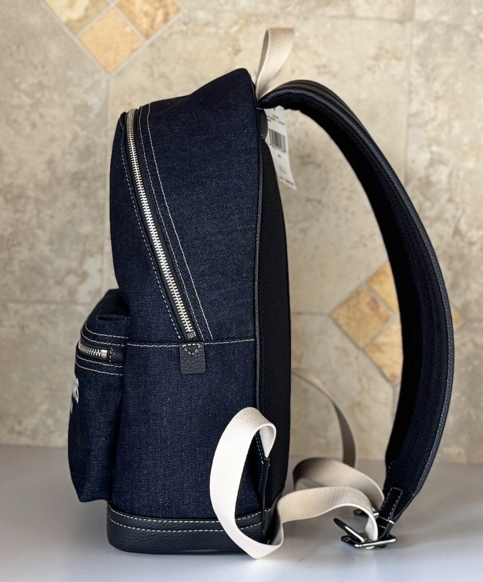 MICHAEL KORS COOPER LARGE BACKPACK DARK DENIM | eBay display picture 1