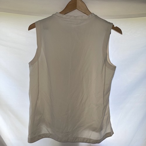 Athleta Shirt Damen mittelweiß Tank lässig sportliches Oberteil - Bild 3 von 7