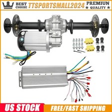 32" Rear Differential Axle 60V 2500W Motor Controller Kit For ATV Quad Golf Cart