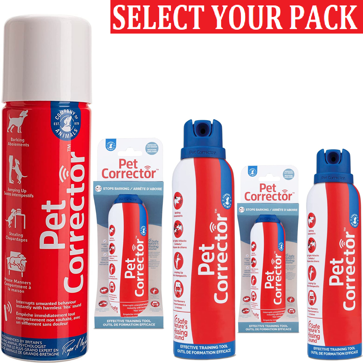 Pet Corrector Spray Stops Barking Chasing Bad behaviour Attack