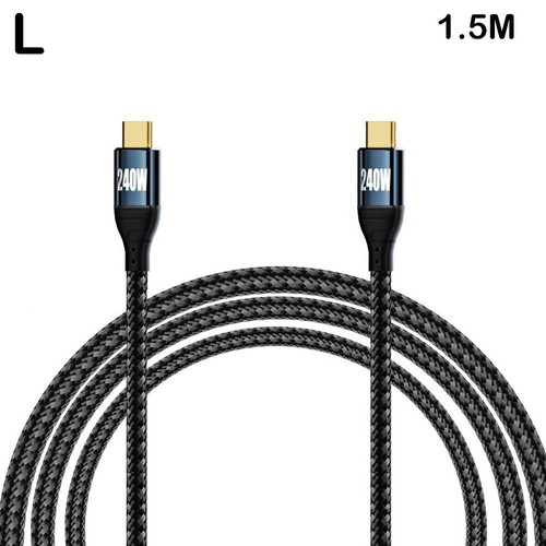 90° Degree Angle USB-C to USB-C Charger Cable Fast Charging Type Sync Cord - Zdjęcie 18 z 22
