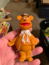 VINTAGE 1970s Fisher Price THE MUPPETS FOZZIE BEAR Action Figure