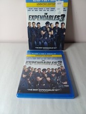 The Expendables 3 Blu ray DVD. 2-Disc Set. With Slipcover Unrated Edition