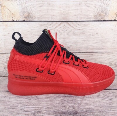 Puma Clyde Court \'#REFORM\' Meek Mills 193461-01 Basketball Sneakers Puma Basketball x Meek Mill Clyde Court Reform Red Black  main image 3
