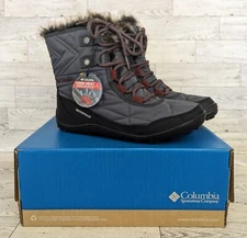 Columbia Women's Size 6 Minx Shorty Ill Graphite Deep Rust Snow Boots NEW