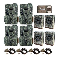 Browning 4PK Pro Scout Max HD Cell TrailCamera SecBox LockCable 32GB MCRDCR
