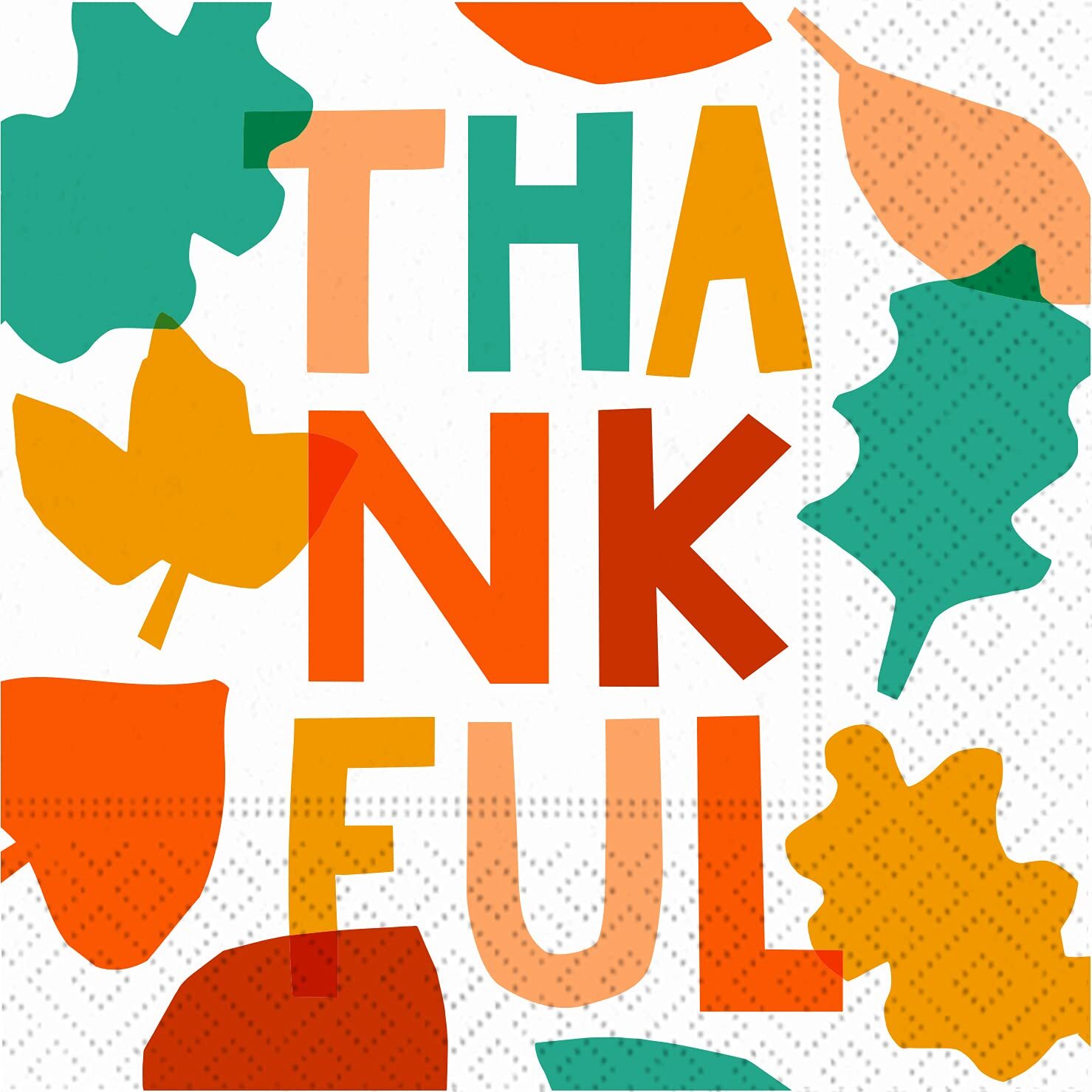 Decorative Paper Napkins Party Cocktail Napkins -Fall Decor, Thanksgiving Nap...