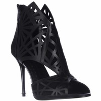 Dolce Vita Hadrian Peep-toe Cut-out Dress Sandals - Black Leather, 9.5 Us on sale Dolce Vita Hadrian Peep-toe Cut-out Dress Sandals - Black Leather, 9.5 Us on sale