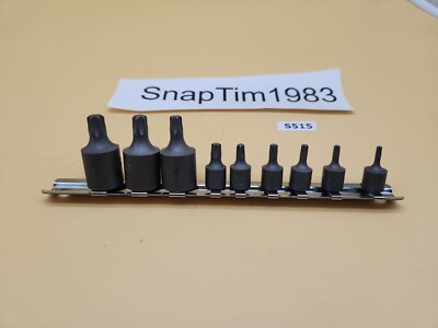 Chrome Vanadium Torx Bit Socket Set-9Pcs,Sizes Range T-50 ,,,,,,T-10