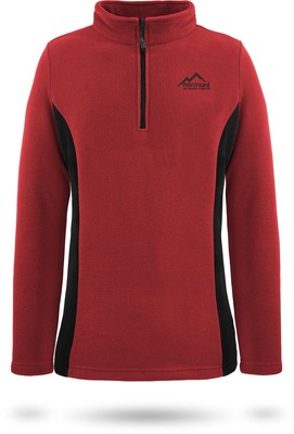 Damen Fleecepullover Winterpullover mit Reißverschluss 280 g/m² WARM Skipullover