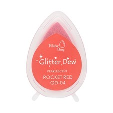 Bright Red Pigment Ink Pads for Stamps Embossing Craft Card Making, 2 x 1.3 Inch