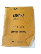 Yamaha Electone Organ E-5 E-5AR Service Repair Shop Manual Schematics Parts