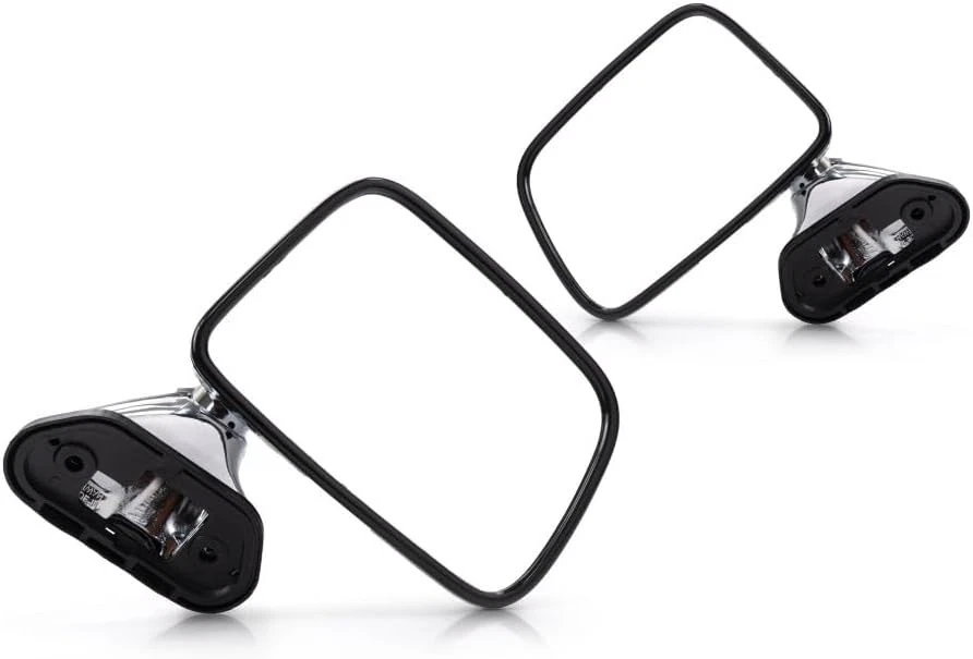 New Manual Door Mirrors Chrome Pair OEM Replaces For 1989-1995 Toyota Pickup Foto 4 de 4