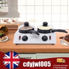 Chocolate Melting Machine Tempering Cylinder W/ Double Ceramic Non-Stick Pot UK