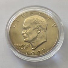 1977 (P) Dollar Eisenhower AU, tonique sous capsule