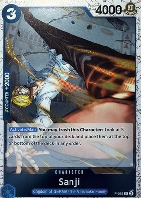 Sanji - (Reprint) Holo PR Premium Booster -The Best- Vol. 2 P-068 NM