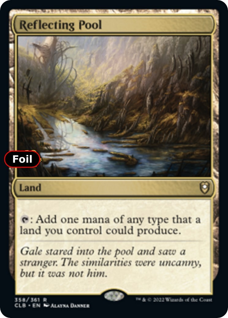 Foil Reflecting Pool - 358 - NM - Prerelease Cards