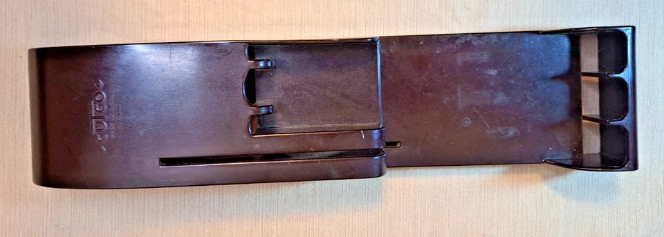 Bloque de cuchillos de cocina vintage OUTCO porta cuchillos de plástico marrón años 50-70 Foto 2 de 4