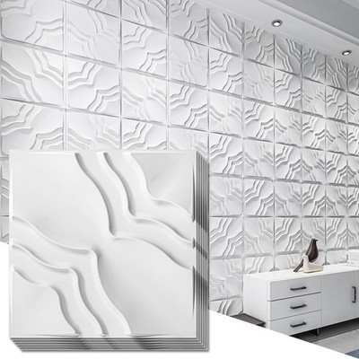 Art3dwallpanels 33 Pack 3D Wall Panel, 2 Different Effects PVC Textured Wall ...